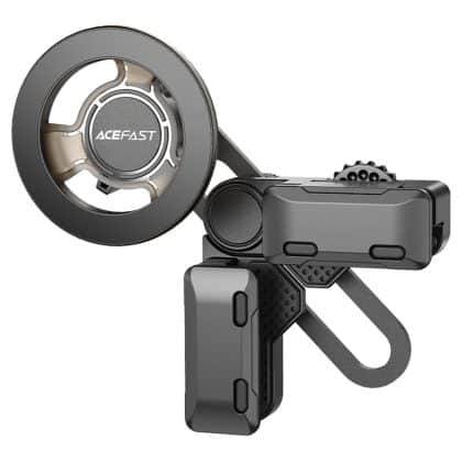 Acefast - Car Holder (d43) - For Dashboard Screen, Magnetic Grip, Multi-Angle Adjustment, Secure Fit, Universal - Black
