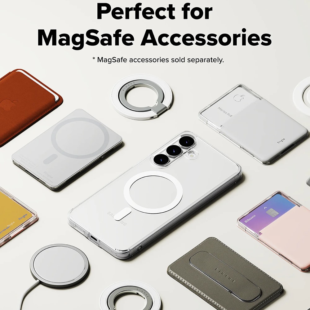 Ringke Fusion MagSafe - θήκη για Samsung Galaxy S25 FE - Διάφανο - Image 4