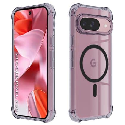 Techsuit Shockproof Clear Silicone MagSafe - θήκη για Google Pixel 9 - Διάφανο
