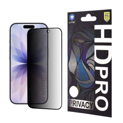 Lito - HD Pro Privacy - iPhone 16 Pro - Μαύρο