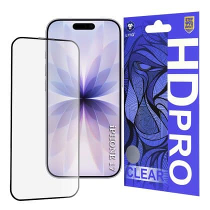 Lito προστασία οθόνης  για iPhone 16 Pro - HD Pro Clear - Μαύρο