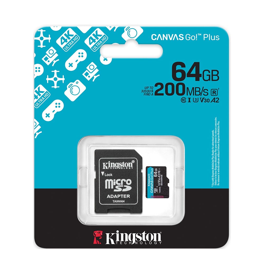 64GB microSDXC CANVAS GO PLUS G4 + ADP - Image 3