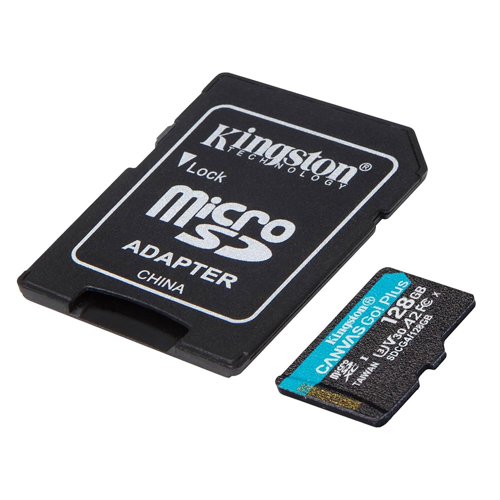MicroSDXC Memory Card Kingston Canvas Go Plus Android A2 With Adapter, 128gb, Class 10 / Uhs-1 U3 Sdcg4/128gb - Image 2