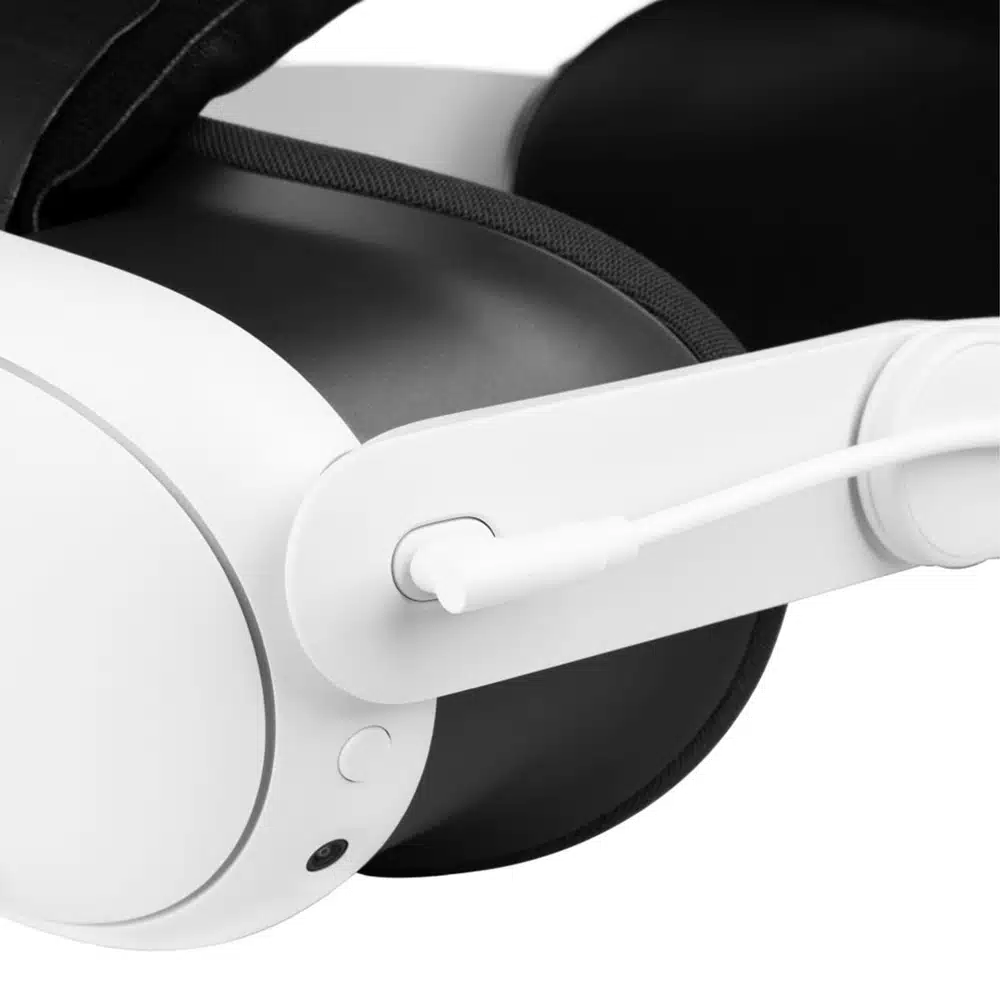 Fixed - Vr Power Headstrap (fixmq-Phs-Wh) - For Meta Quest 3/3s, 6000mah, Adjustable, Led Indicator, Soft Padding - White - Image 3