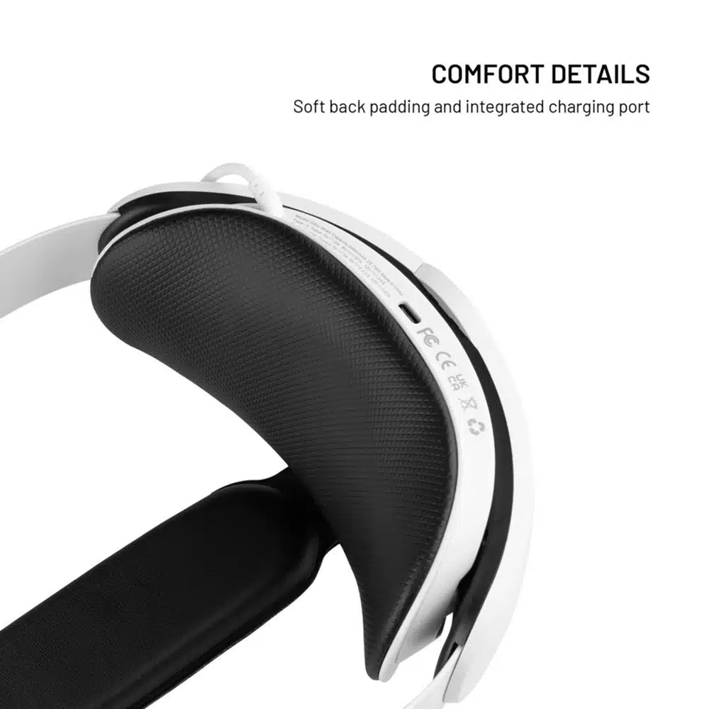 Fixed - Vr Power Headstrap (fixmq-Phs-Wh) - For Meta Quest 3/3s, 6000mah, Adjustable, Led Indicator, Soft Padding - White - Image 4