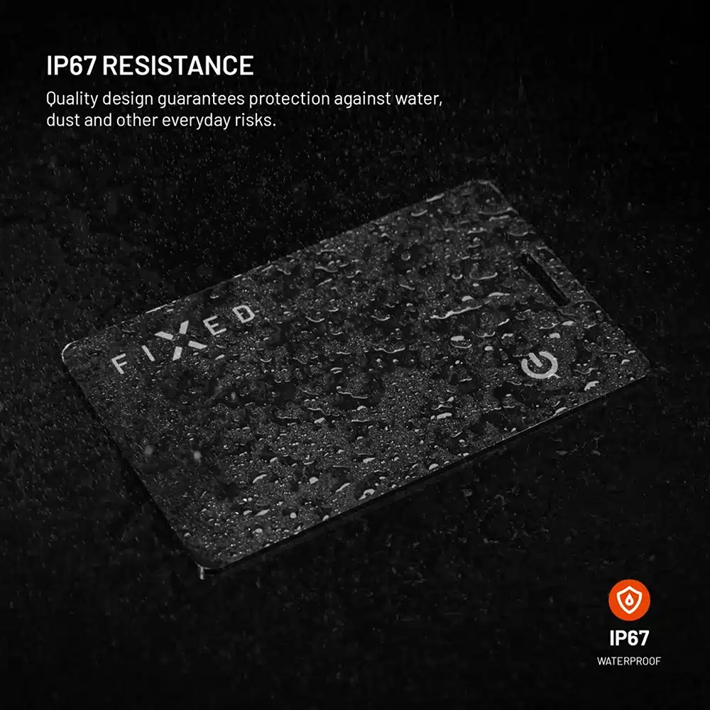 Fixed - Smart Tracker (fixtag-Card2-Bk) - Tag Card 2, Compatible With Apple Find My, Led, 156mah, Bluetooth 5.1, Ip67 - Black - Image 7