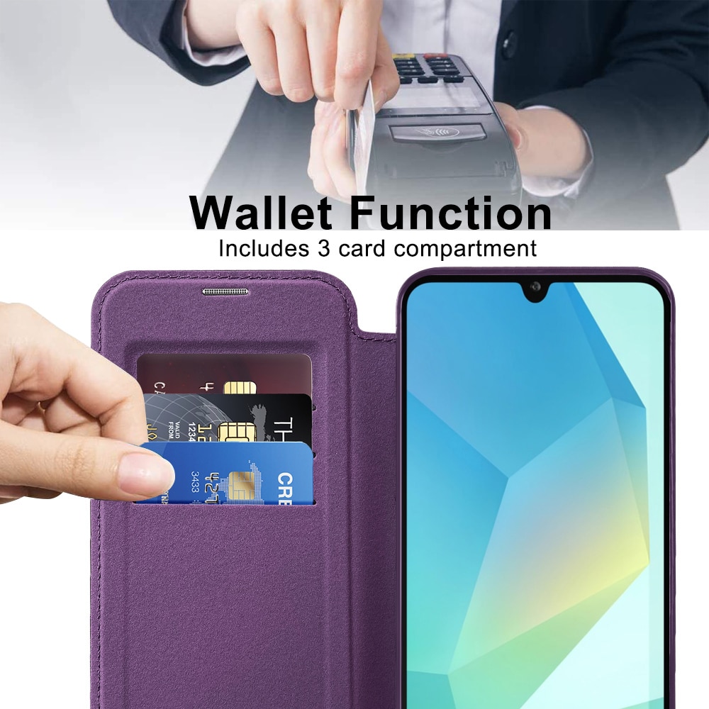 Techsuit SmartMag Book - θήκη για Samsung Galaxy A17 5G - Μωβ - Image 2