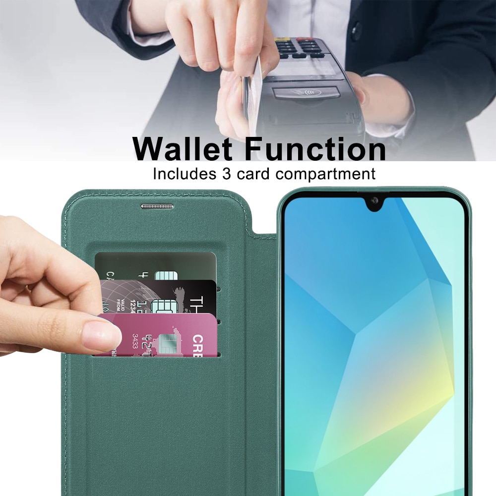 Techsuit SmartMag Book - θήκη για Samsung Galaxy A17 5G - Πράσινο - Image 2
