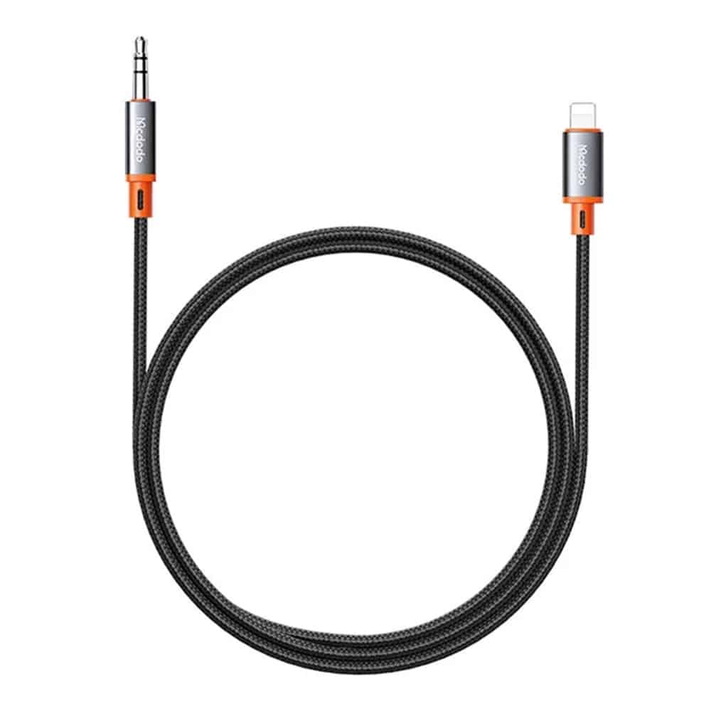 Mcdodo - Audio Καλώδιο Castle (ca-0780) - Lightning To Jack 3.5mm, Nylon Braided, 1.2m - Black - Image 4