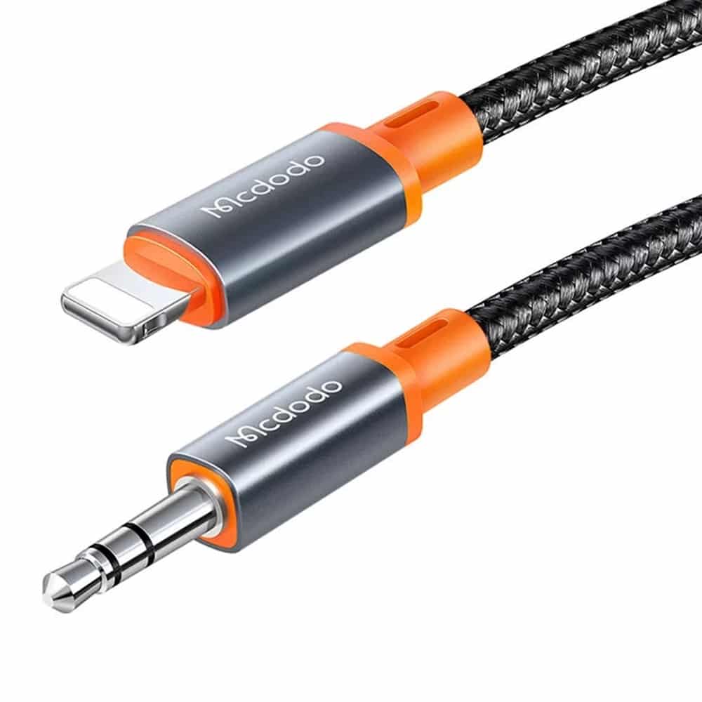 Mcdodo - Audio Καλώδιο Castle (ca-0780) - Lightning To Jack 3.5mm, Nylon Braided, 1.2m - Black - Image 2