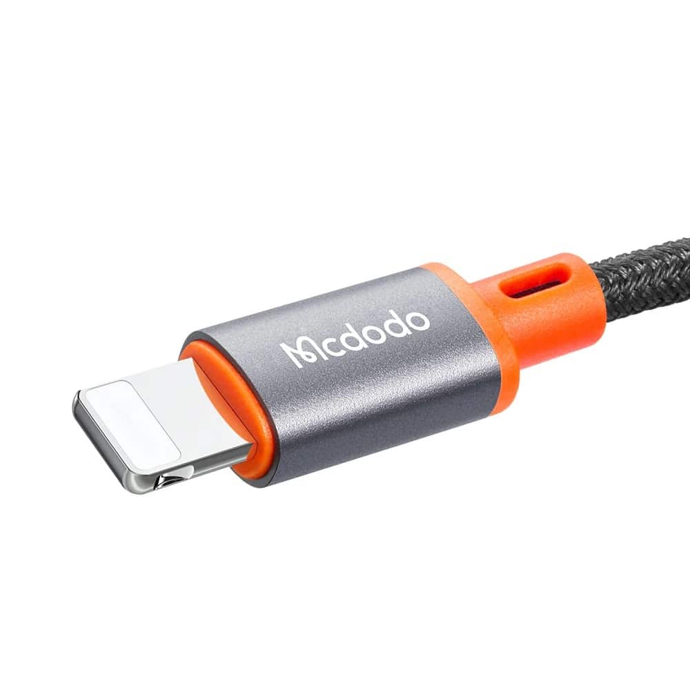Mcdodo - Audio Καλώδιο Castle (ca-0780) - Lightning To Jack 3.5mm, Nylon Braided, 1.2m - Black - Image 3