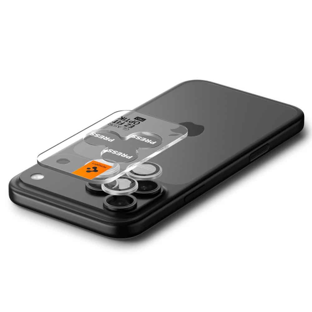 Spigen Optik Pro Glas.tr "ez Fit" Προστατευτικό Φακού 2 Τεμ. Για iPhone 17 Pro Max / 16 Pro / 16 Pro Max - Image 6