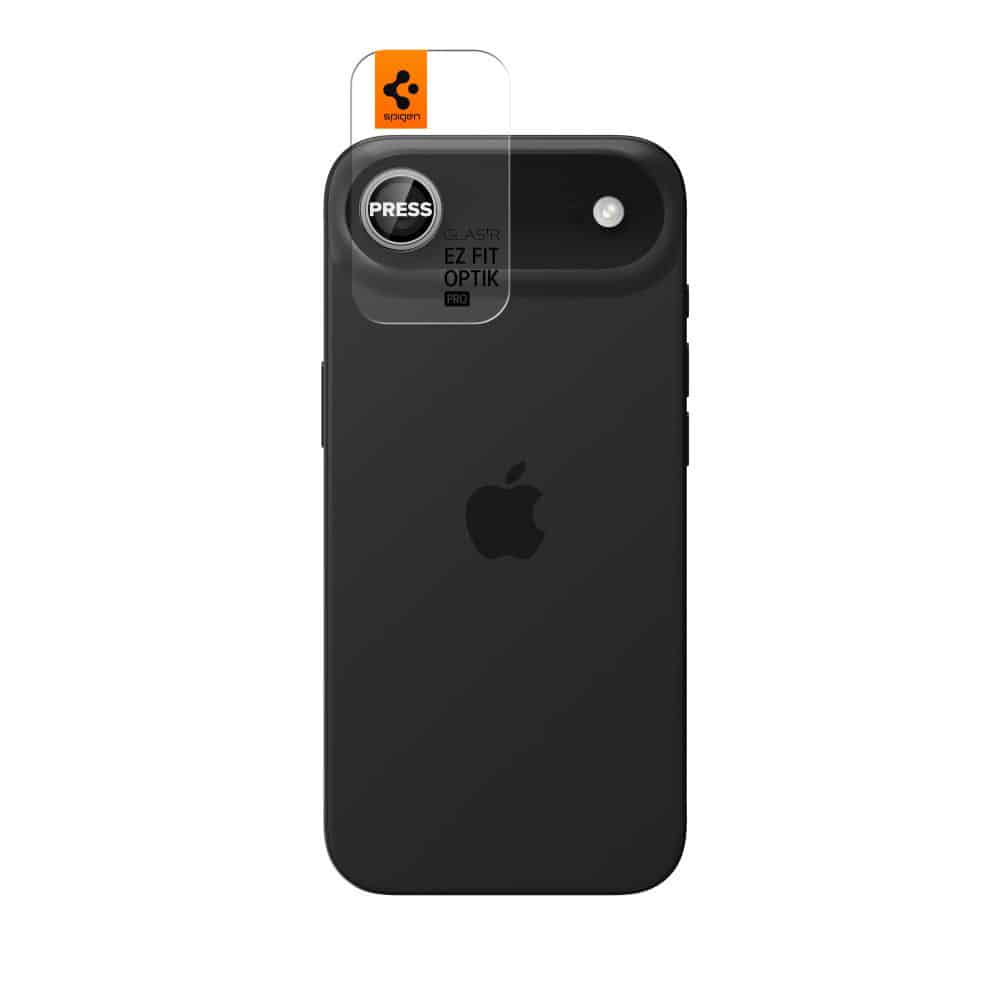 Spigen Optik Pro Glas.tr "ez Fit" Προστατευτικό Γυαλί Κάμερας 2 Τεμάχια Για iPhone Air Ασημί - Image 3