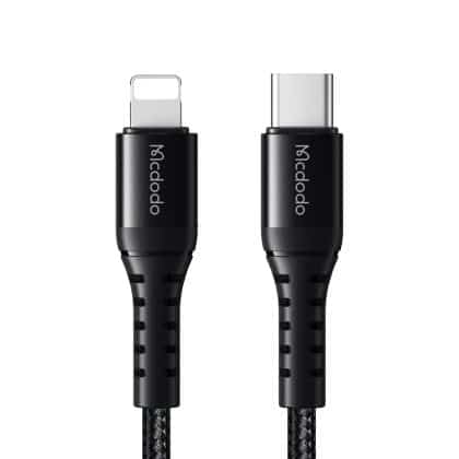 Mcdodo - Data Καλώδιο (ca-5631) - Type-C To Lightning, Nylon Braided, Aluminum Alloy, Pd36w, 1m - Black