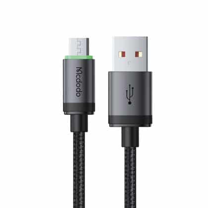 Mcdodo - Data Καλώδιο (ca-3990) - Usb To Micro-Usb, Nylon Braided, Aluminum Alloy, Qc4.0, 1m - Black