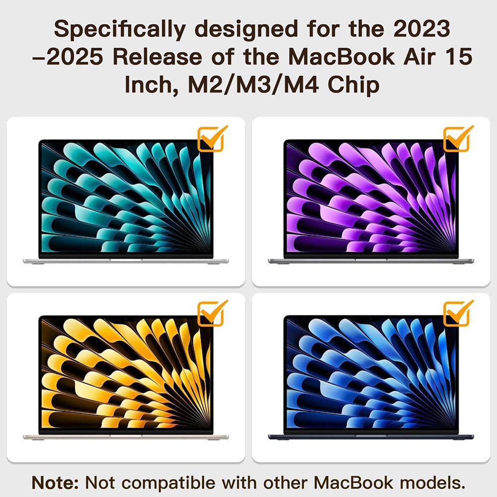Techsuit - Visionprox Anti-Blue Light - Macbook Air 15" (2023 / 2024) - Matte Clear - Image 4