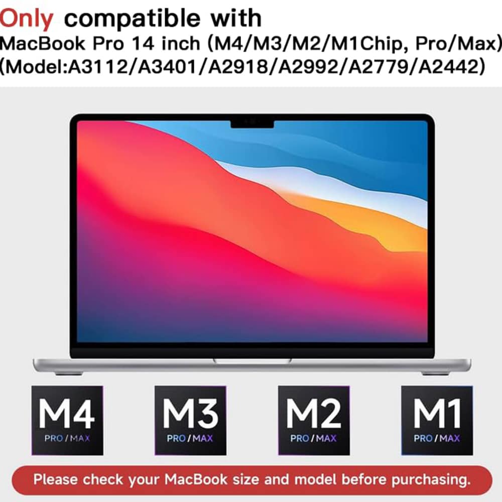 Techsuit - Visionprox Anti-Blue Light - Macbook Pro 14" 2024 - Matte Clear - Image 3