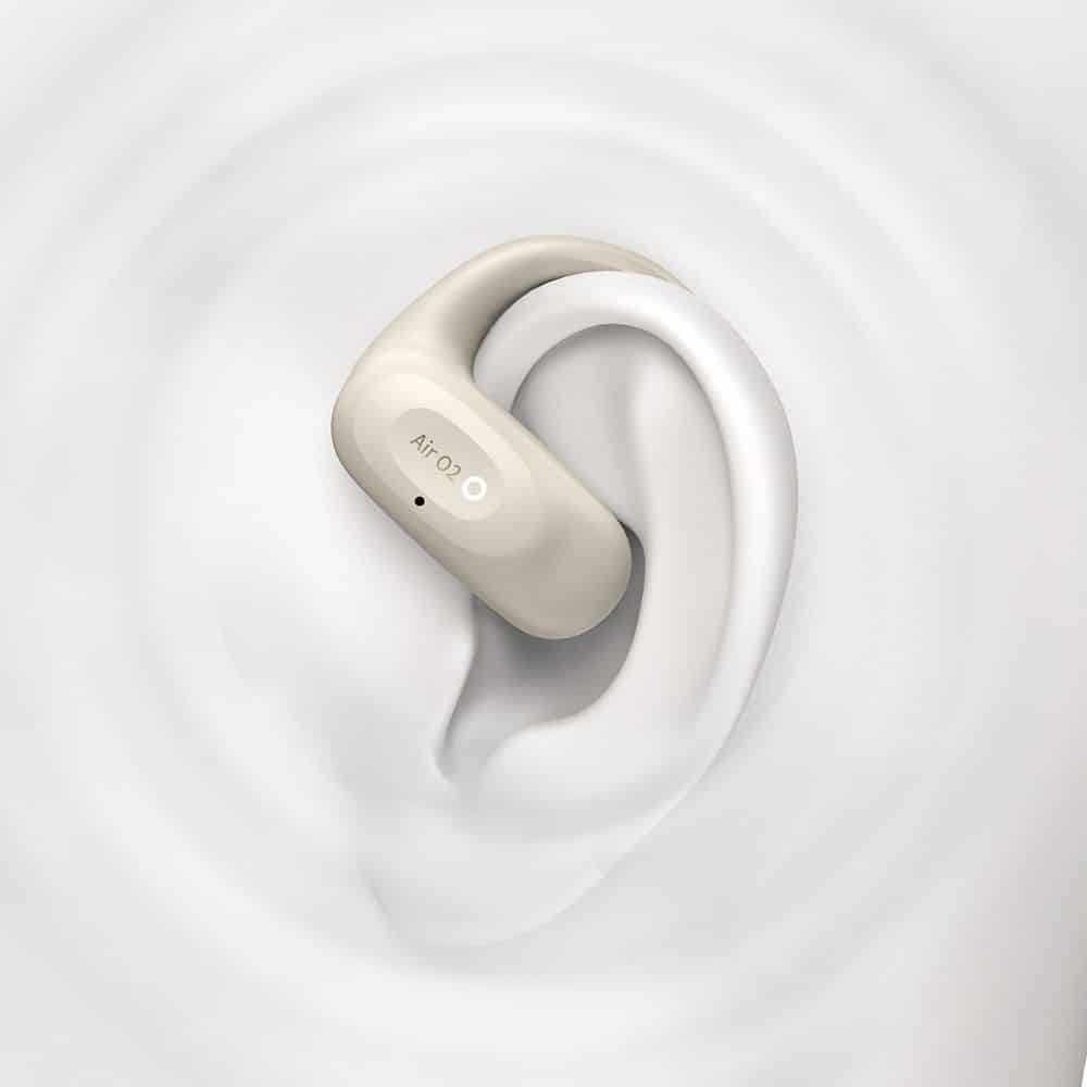 Mcdodo - Ows Wireless Earbuds Air O2 Series (hp-8051) - Open-Ear, Bluetooth V5.4, Ergonomic Design - Beige - Image 2