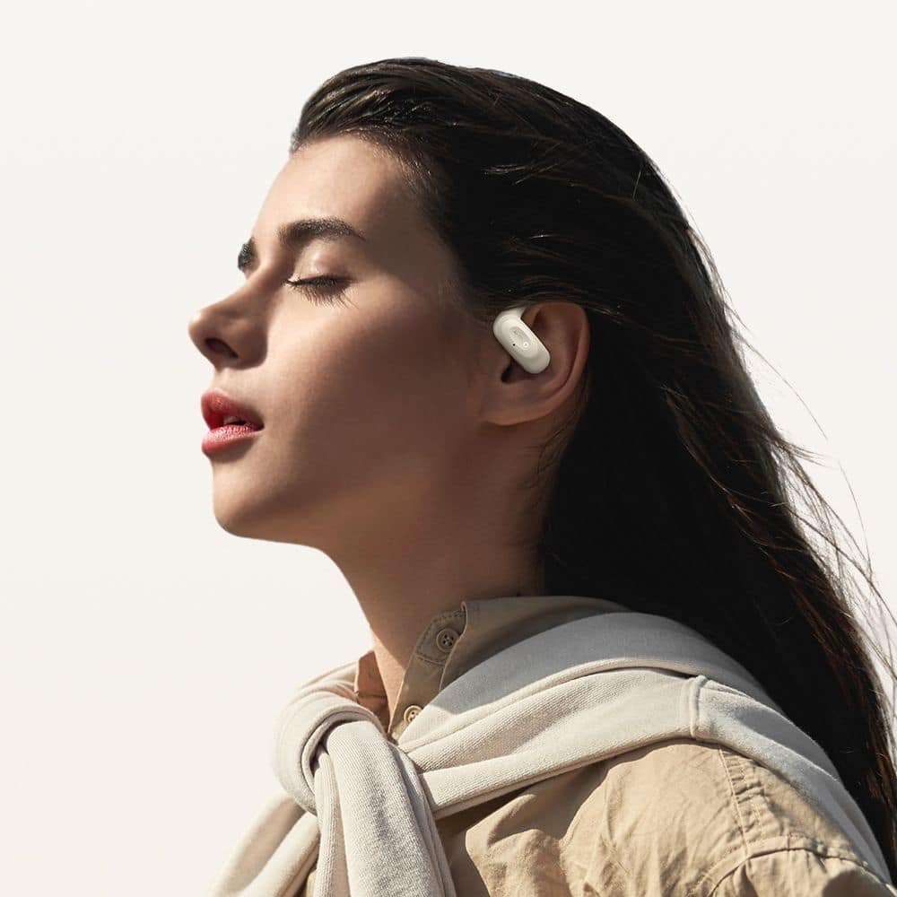 Mcdodo - Ows Wireless Earbuds Air O2 Series (hp-8051) - Open-Ear, Bluetooth V5.4, Ergonomic Design - Beige - Image 7
