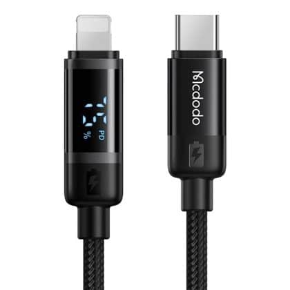 Mcdodo - Data Καλώδιο Bat Series (ca-5210) - Usb-C To Lightning, 36w, Digital Display, 1.2m - Black