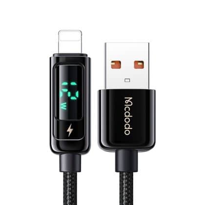 Mcdodo - Data Καλώδιο (ca-9940) - Usb-A To Lightning, 3a, Digital Display, 1.2m - Black