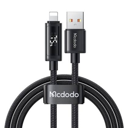 Mcdodo - Data Καλώδιο (ca-7970) - Usb-A To Lightning, Dual Led Display, 3a, 1.2m - Black