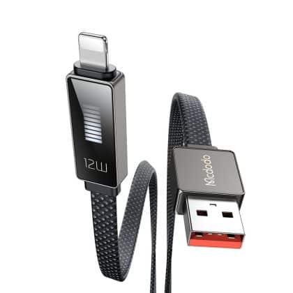 Mcdodo - Data Καλώδιο Rythm Series (ca-4970) - Usb-A To Lightning, 3a, Led Display, 1.2m - Black