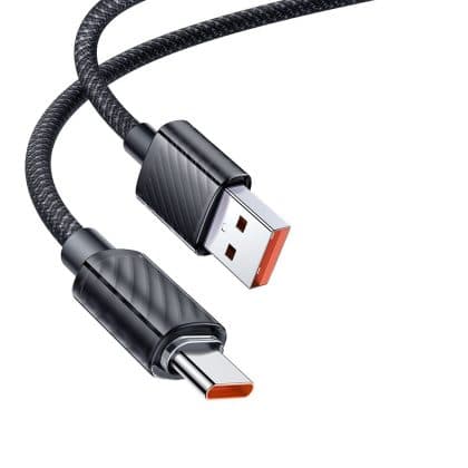 Mcdodo - Data Καλώδιο (ca-3650) - Type-C To Usb-A, Transparent Design, 100w, 1.2m - Black