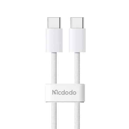 Mcdodo - Data Καλώδιο (ca-5690) - Usb-C To Usb-C, Pd Fast Charging, 3a, 60w, 480mbps, 1m - White