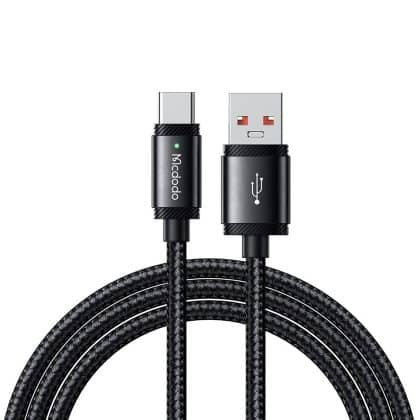 Mcdodo - Data Καλώδιο (ca-4730) - Usb-A To Type-C, Fast Charging, 6a, 120w, Led Indicator, 1.5m - Black
