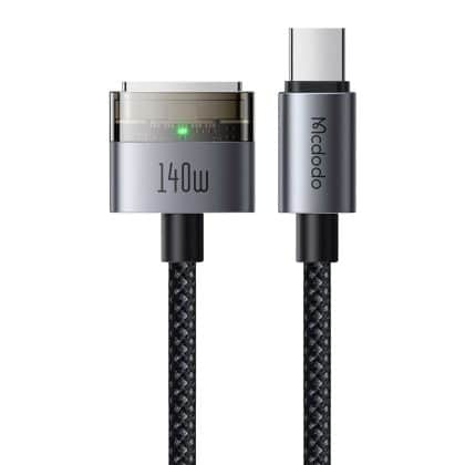 Mcdodo - Magnetic Καλώδιο (ca-2070) - Usb-C To Magsafe 3, 140w, Led Indicator, 2m - Black