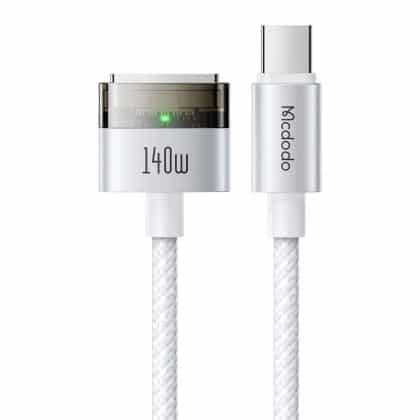 Mcdodo - Magnetic Καλώδιο (ca-2071) - Usb-C To Magsafe 3, 140w, Led Indicator, 2m - White