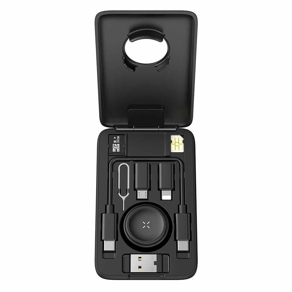 Mcdodo - 8in1 Accessory Organizer (ch-2440) - With Built-In Apple Watch Charger, Fast Charging, Portable Design - Black - Image 2