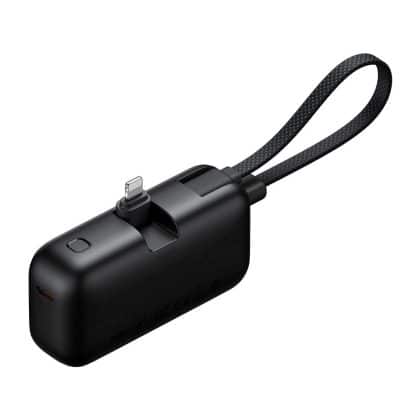 Mcdodo - Power Bank Freekit Series (mc-7800) - With Built-In Καλώδιο & Connector Lightning, 5000mah, 22.5w - Black