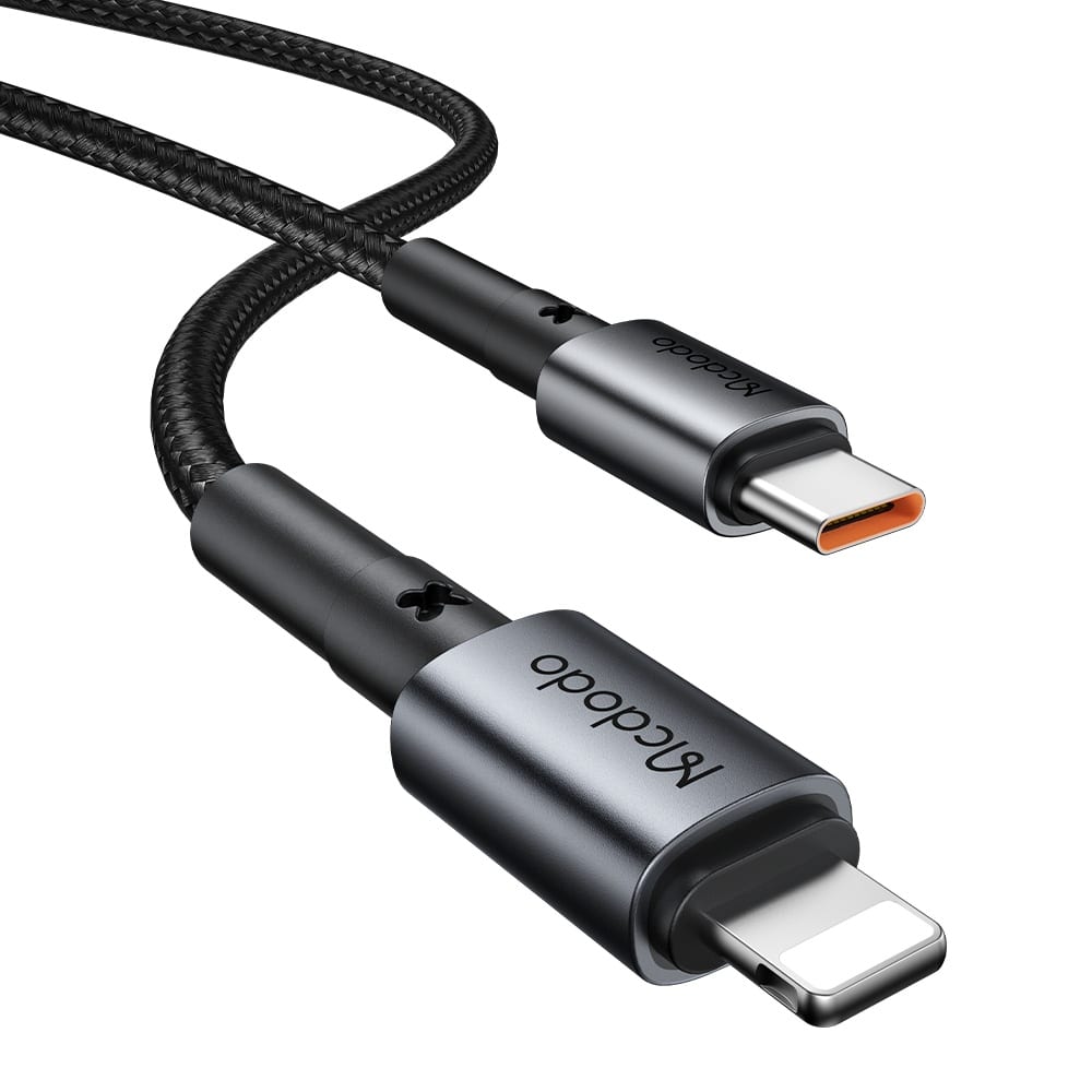 Mcdodo - Car Charger Obsidian Series (cc-7492) - Type-C To Lightning Καλώδιο Included, Pd30w, Smart Ic, Mini Size, 1.2m - Black - Image 6