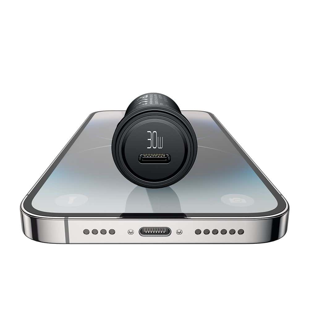Mcdodo - Car Charger Obsidian Series (cc-7492) - Type-C To Lightning Καλώδιο Included, Pd30w, Smart Ic, Mini Size, 1.2m - Black - Image 5