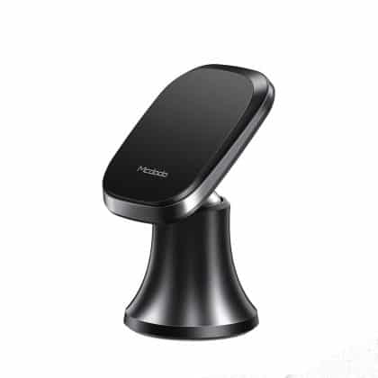 Mcdodo - Magnetic Car Holder (cm-8490) - For Dashboard, 360° Rotation, Super Strong Adhesion, Aluminium Alloy - Black