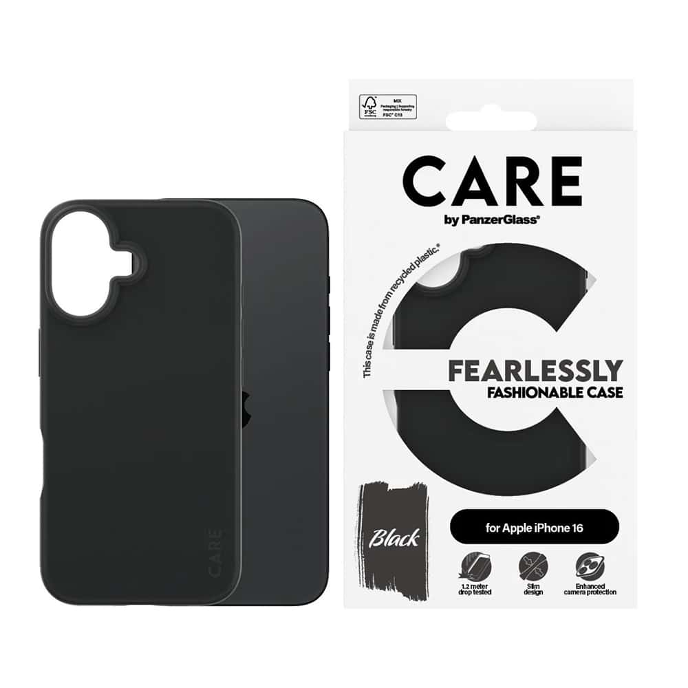 PanzerGlass® CARE - θήκη για Apple iPhone 16 - Μαύρο - Image 3