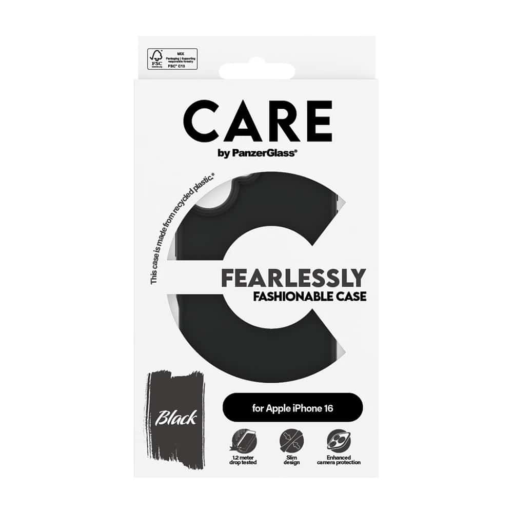 PanzerGlass® CARE - θήκη για Apple iPhone 16 - Μαύρο - Image 4