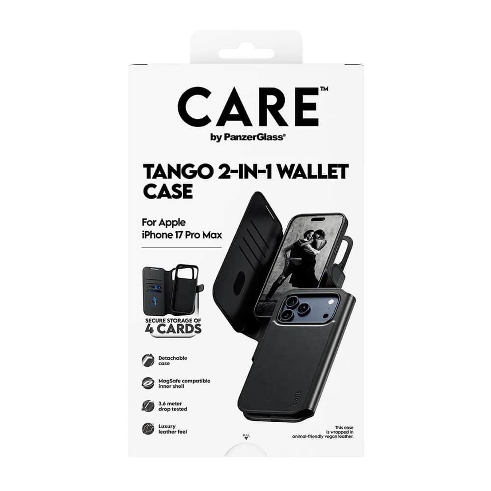 PanzerGlass® CARE Feature MagSafe Case Tango Two-in-One Wallet - θήκη για Apple iPhone 17 Pro Max - Μαύρο - Image 10