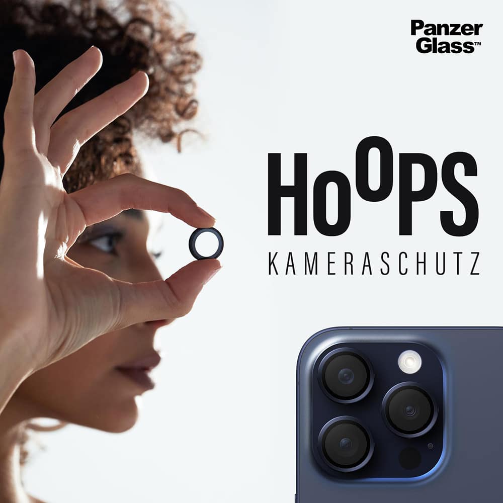 Panzerglass® - Hoops® Camera Lens Protector - iPhone 17 Pro / iPhone 17 Pro Max / iPhone 16 Pro / iPhone 16 Pro Max - Glitter Silver - Image 7