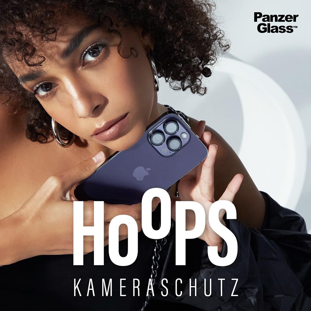 Panzerglass® - Hoops® Camera Lens Protector - iPhone 17 Pro / iPhone 17 Pro Max / iPhone 16 Pro / iPhone 16 Pro Max - Glitter Silver - Image 5