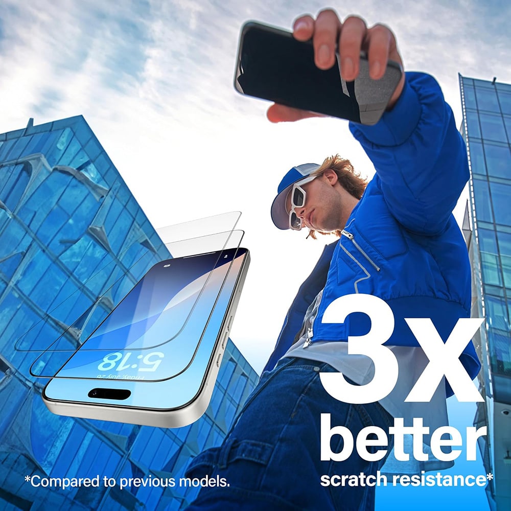 Panzerglass® - Ultra-Wide Fit Screen Protector W. Easyaligner - iPhone 17 Pro Max - Black - Image 4