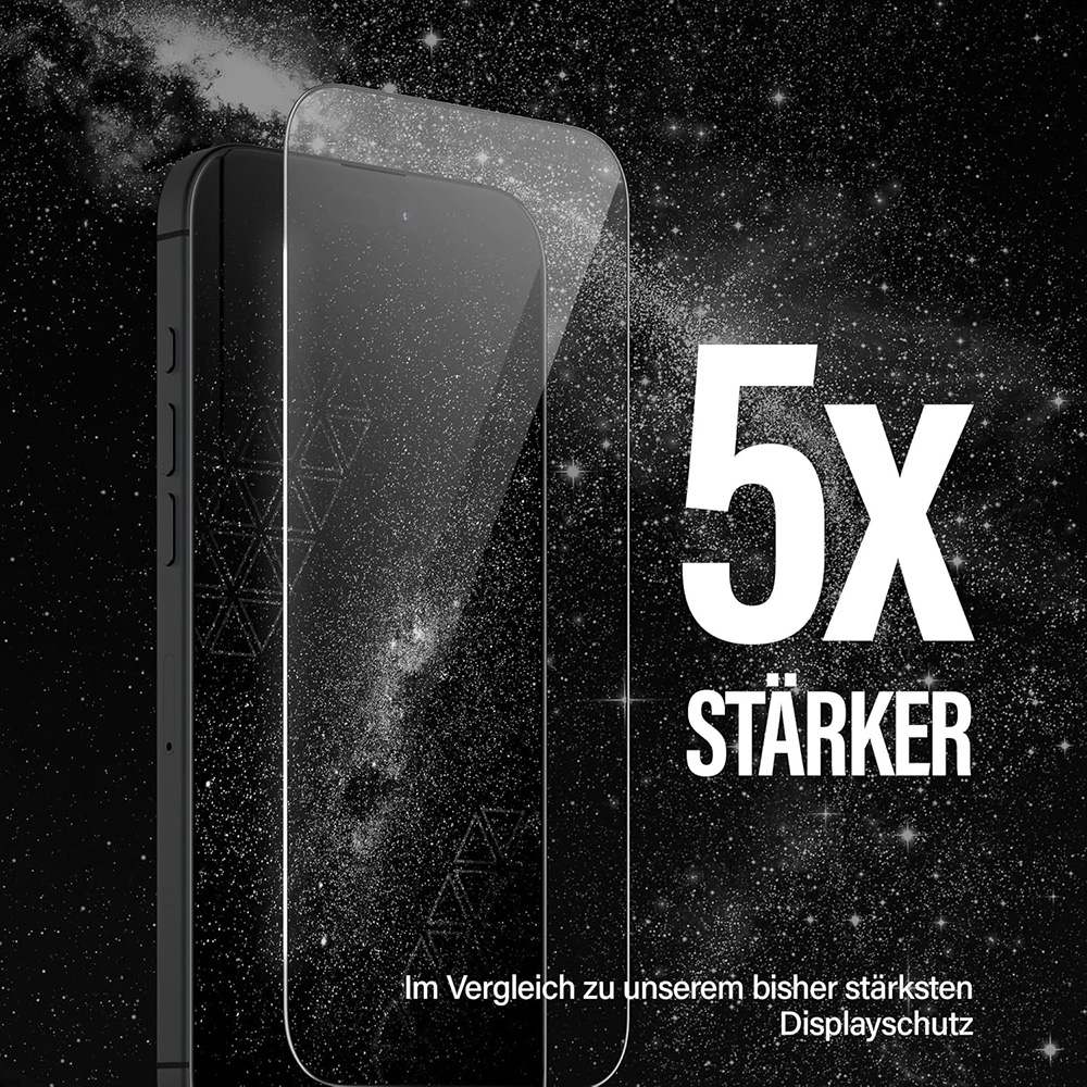 Panzerglass® - Ultra-Wide Fit Ceramic Ii Screen Protector W. Easyaligner - iPhone 17 / iPhone 16 Pro - Black - Image 7