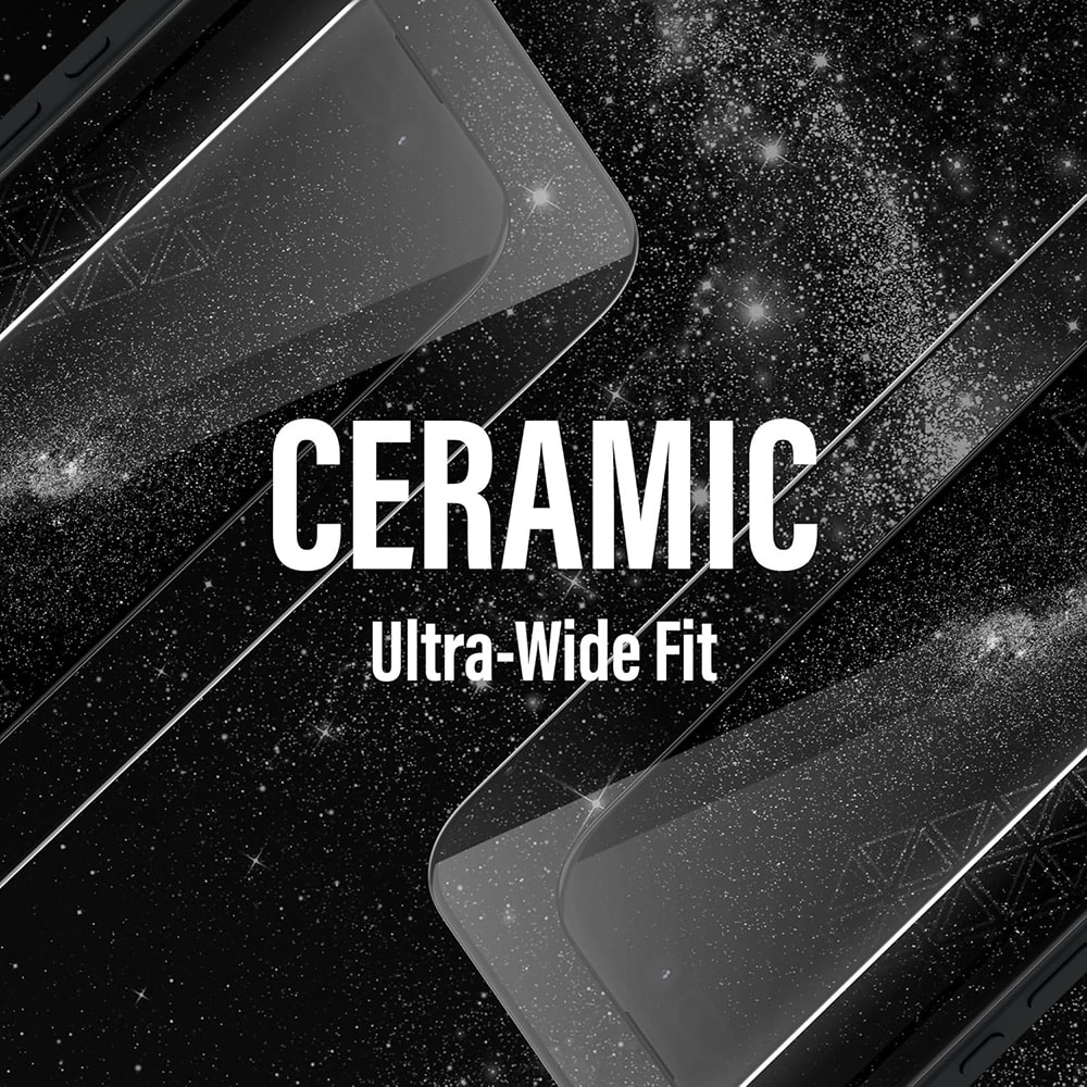 Panzerglass® - Ultra-Wide Fit Ceramic Ii Screen Protector W. Easyaligner - iPhone 17 Air - Black - Image 3