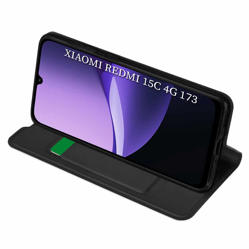 Techsuit Magskin Book - θήκη για Xiaomi Redmi 15C 4G - Μαύρο - Image 2