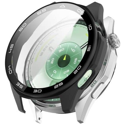 Techsuit - Defense360 Pro Περιφέρεια + Προστατευτικό Οθόνης - Huawei Watch Gt 6 46mm - Μαύρο