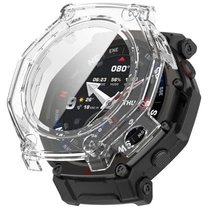 Techsuit - Defense360 Pro + Προστασία Οθόνης - Amazfit T-Rex 3 Pro - Διάφανο