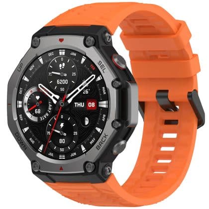 Techsuit - Λουράκι Ρολογιού (w067) - Amazfit T-Rex 3 - Πορτοκαλί