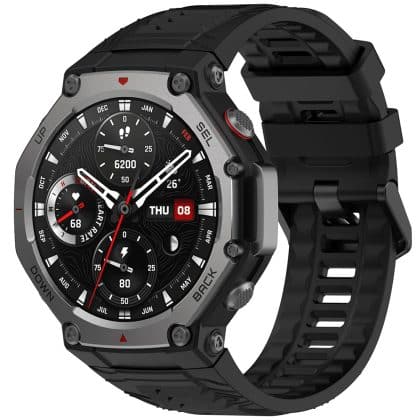 Techsuit - Λουράκι (w067) - Amazfit T-Rex 3 - Μαύρο